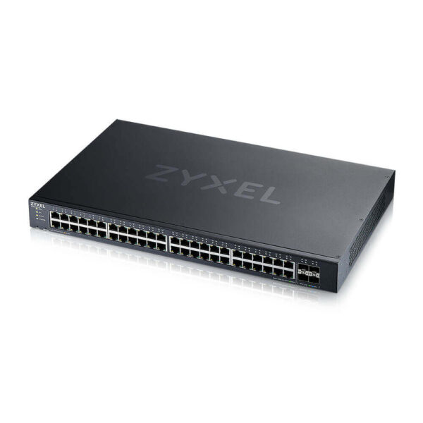 Zyxel XGS1935-52, 52 Port Lite-L3 Smart Managed Switch, 48x Gigabit Copper and 4x 10G SFP+, hybrid mode, standalone or NebulaFlex Cloud „XGS1935-52-EU0101F ” (timbru verde 2 lei)