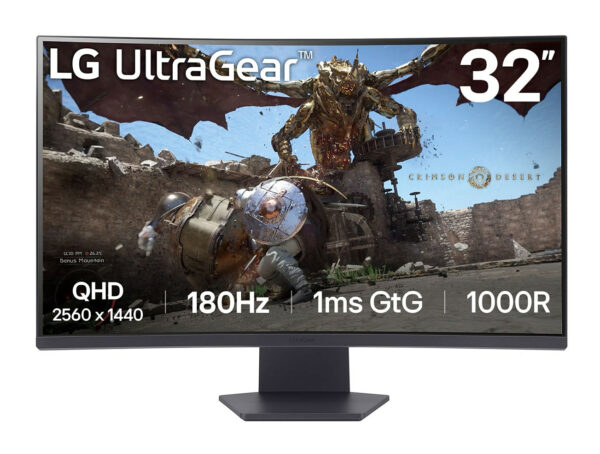 Monitor LG 32″ 32GS60QC-B.AEUQ „32GS60QC-B.AEUQ” (timbru verde 7 lei)