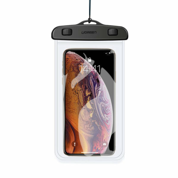 HUSA SMARTPHONE protectie apa Ugreen, „LP186″ dimensiuni smartphone maxim 7.2”, protectie apa, neagra „60959” – 6957303869596