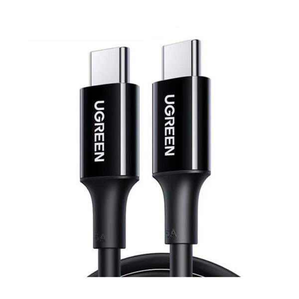 CABLU alimentare si date Ugreen, „US300”, Fast Charging Data Cable pt. smartphone, USB Type-C la USB Type-C, 100W, 1.5m, negru „20528” (timbru verde 0.08 lei) – 6957303825288