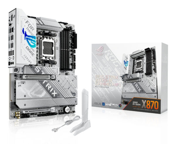 Placa de baza ROG STRIX X870-A GAMING WIFI, AMD X870, Socket AM5, ATX „90MB1IF0-M0EAY0”
