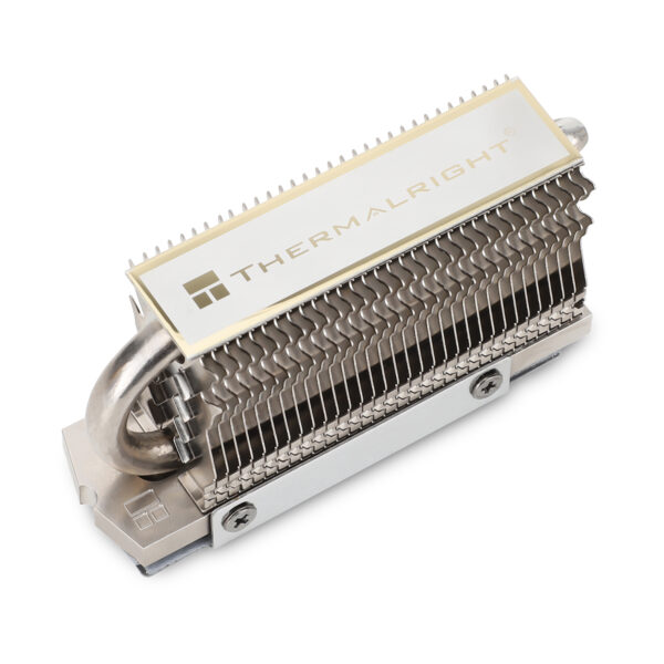 Cooler pasiv SSD Thermalright, compatibil SSD M.2 2280 6 heatpipe, 32 lamele, argintiu, „TR-M.2 HR-09 2280 SSD”