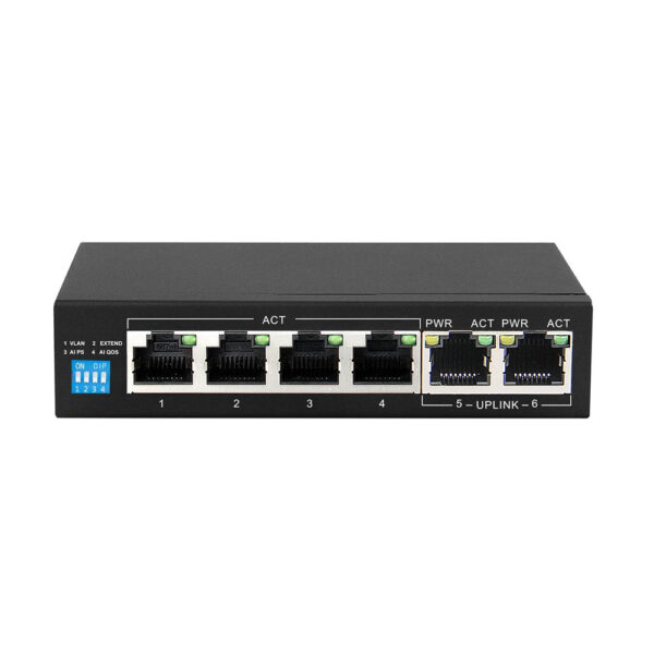 Extralink KRIOS PoE Switch „EX.14305” (timbru verde 2 lei)