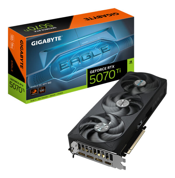 Placa video Gigabyte GeForce RTX 5070 Ti Eagle OC SFF 16G, 16384 MB GDDR7 „GV-N507TEAGLE OC-16GD”