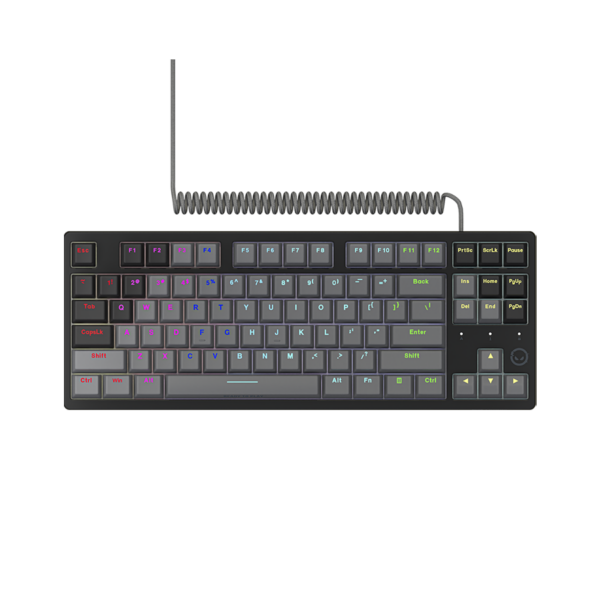 LORGAR Azar 514TKL, Wired RGB mechanical gaming keyboard, black, EN layout „LRG-GK514TKL-BK-US” (timbru verde 0.8 lei)