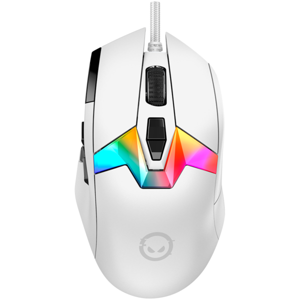 LORGAR MSP80, 8000 Hz Gaming Mouse Pro, White „LRG-MSP80-WH” (timbru verde 0.8 lei)