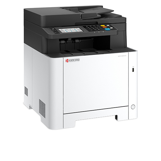Multifunctional Laser Color Kyocera, A4, Functii:Impr|Scan|Cop|Fax,Viteza Print Mono:26ppm,Viteza Print color:26ppm,Conectiv:USB|Ret|WiFi,Duplex:Da,ADF:DADF(Timbru Verde 40lei) „MA2600cwfx”