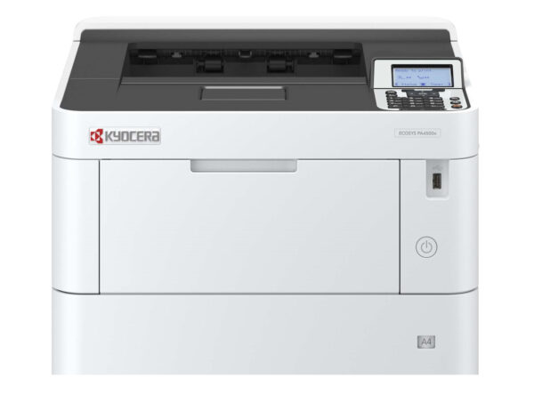 Bundle Imprimanta Laser Mono Kyocera, ECOSYS PA4500x+3ani garantie parts only,A4, Functii: Impr.,Viteza de Printare Monocrom:45 ppm, Viteza de printare color: , Conectivitate:USB|Ret, Duplex:Da, ADF:Nu(timbru verde 40 lei) „PA4500x+3YW”