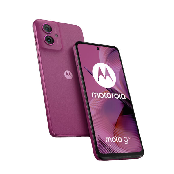 Smartphone Moto G55 256GB 8GB RAM 5G Dual SIM Twilight Purple „PB5U0005SE” (timbru verde 0.45 lei)
