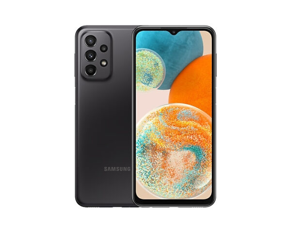 Smartphone Galaxy A23 128GB 4GB RAM 5G Dual SIM Enterprise Edition Black „sama23_5gds128eebeu” (timbru verde 0.45 lei)
