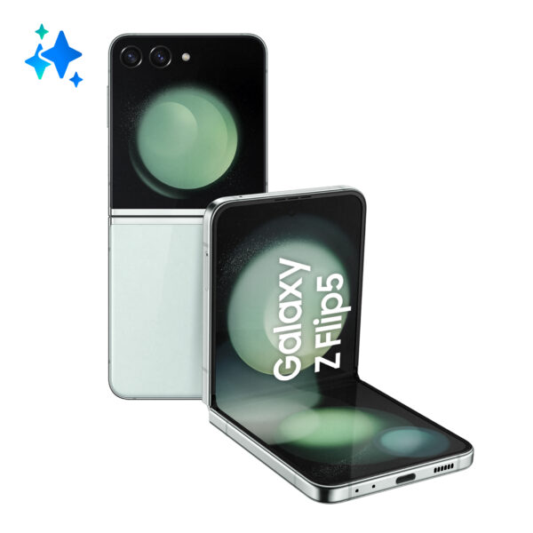 Smartphone Galaxy Z Flip5 256GB 8GB RAM 5G Dual SIM Mint „SM-F731BLGGEUE” (timbru verde 0.45 lei)