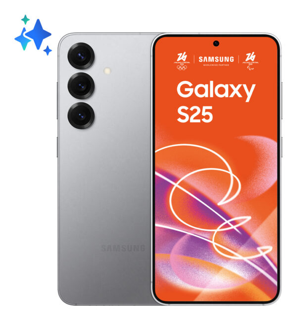 Smartphone Galaxy S25 128GB 12GB RAM 5G Dual SIM Silver Shadow „SM-S931BZSDEUE” (timbru verde 0.45 lei)