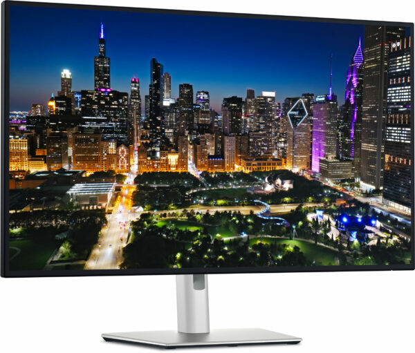 Monitor LED Dell U3225QE, 31.5″, 4K UHD 3840×2160, 16:9, 120Hz, IPS, Flicker, 450 cd/m2, 3000:1, 178/178, 8ms/5ms, HDMI, DP, USB-C, Thunderbolt Hub, RJ45, KVM, Audio-out, Height, Pivot, Tilt, Swivel „U3225QE-05” (timbru verde 7 lei)