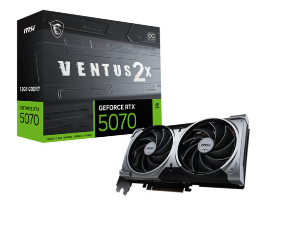 Placa video MSI RTX5070 Ventus 2X OC 12GB GDDR HDMI 3xDP „V532-003R”