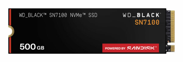 WD Black SN7100 NVMe SSD 500GB M.2 2280 „WDS500G4X0E-00CJA0”