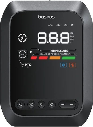 STARTER auto Baseus Super Energy 4 in 1, pornire baterie auto 1200A, power bank 3000mAh, lanterna, 150 psi putere umblare cauciuc, 1 x USB Type-C, 1 X USB, negru „C00245903111-00” (timbru verde 0.8 lei) – 6932172664268
