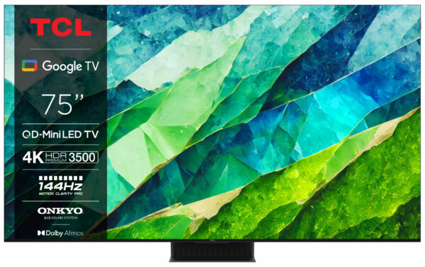 MiniLED TV 4K 75(190cm) TCL 75C855 „75C855” (timbru verde 15 lei)