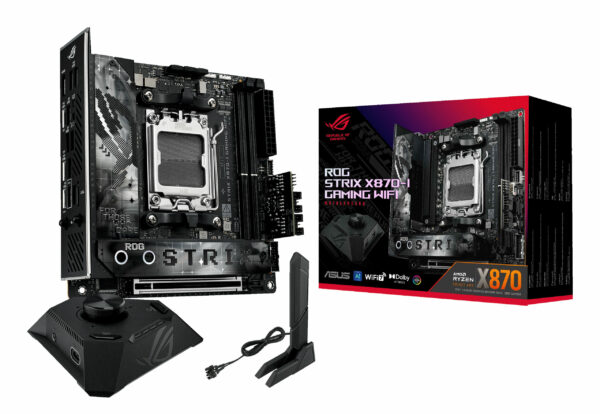 Placa de baza ROG STRIX X870-I GAMING WIFI AMD X870 Socket AM5 mini ITX „90MB1IW0-M0EAY0”