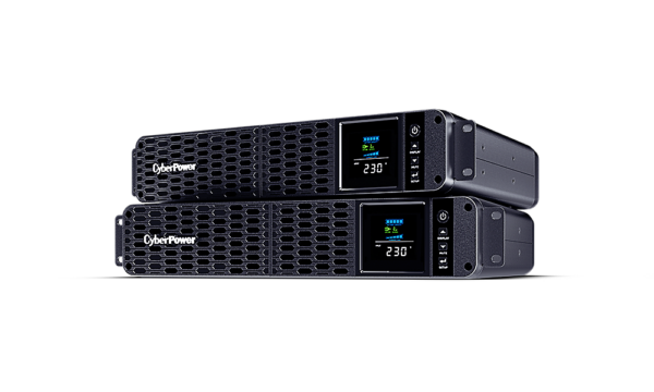 UPS CYBER POWER Line Int. cu Sinusoida Pura,rack 2U,1600VA/ 1000W AVR,8xIEC,LCD,2x 12V/9Ah,Backup 2-9min,incarc.8h,USB,RS232,RJ45,slot SNMP,GreenP,seria CP „CP1600EIPFCRM2U” (timbru verde 11 lei)