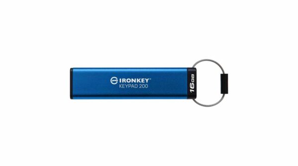 16GB Kingston Ironkey Keypad 200C USB Fl „IKKP200C/16GB” (timbru verde 0.03 lei)