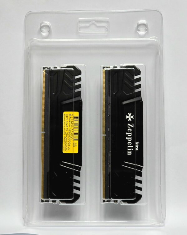 Memorie DDR Zeppelin, DDR5 32GB frecventa 5600 Mhz (kit 2x 16GB) dual channel kit, radiator, (retail) „ZE-DDR5-32G5600-RD-KIT”
