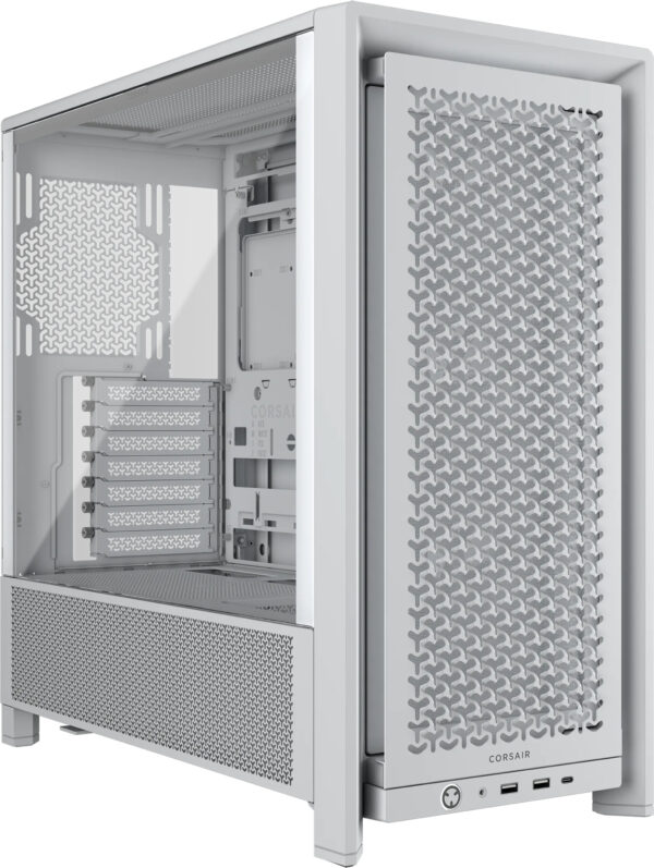 Carcasa Corsair Frame 4000D RS, Mid-Tower, E-ATX, Alb „CC-9011313-WW” (timbru verde 0.32 lei)