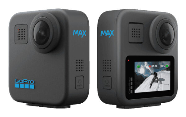 Camera de actiune GoPro MAX 360, 6K, Max TimeWarp2025 „CHDHZ-203-RW” (timbru verde 1.20 lei)