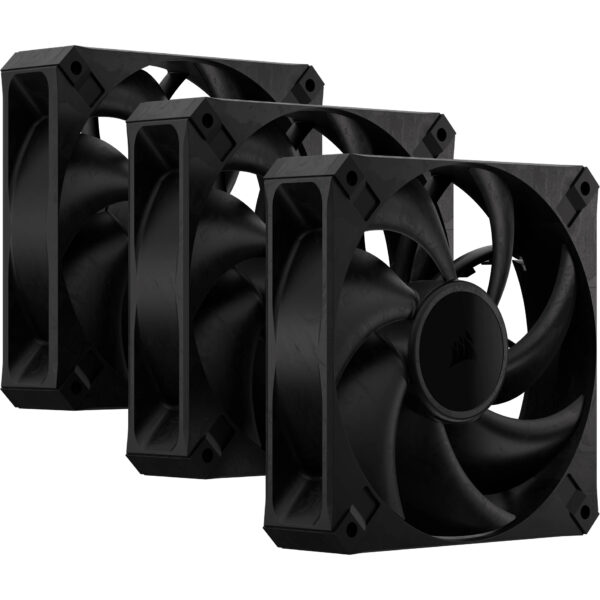 Ventilator Corsair RS120 MAX 120mm PWM, Triple Pack, Negru „CO-9050171-WW”