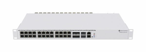 NET ROUTER/SWITCH 24PORT 2.5G/CRS326-4C+20G+2Q+RM MIKROTIK „CRS326-4C+20G+2Q+RM” (timbru verde 2 lei)