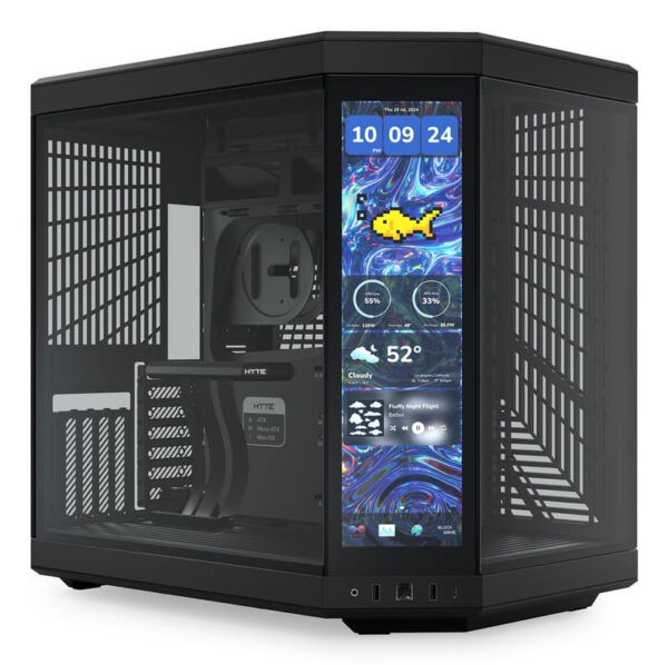 CARCASA HYTE Y70 Mid-Tower PITCH BLACK „CS-HYTE-Y70TTI-BB” (timbru verde 0.32 lei)