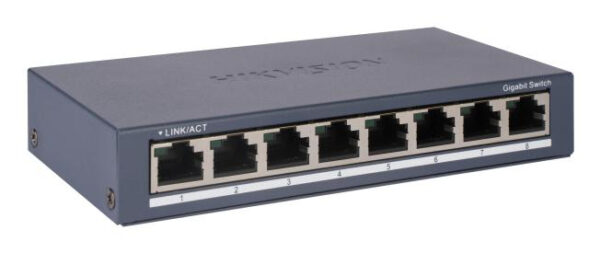 SWITCH 8 PORTURI GIGABIT UNMANAGED „DS-3E0508-O” (timbru verde 2 lei)
