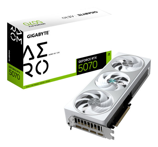 VGA GIGABYTE RTX 5070 AERO OC 12GB „GV-N5070AERO OC-12GD”