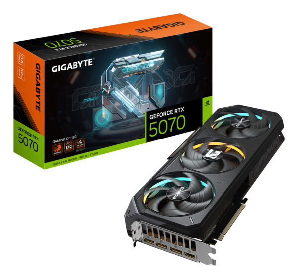 Placa video Gigabyte RTX5070 Gaming OC 12GB GDDR7 HDMI 3xDP „GV-N5070GAMING OC-12GD”