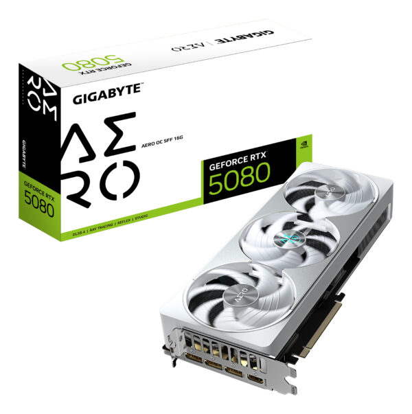 VGA PCIE16 RTX5080 16GB GDDR7/GV-N5080AERO OC-16GD GIGABYTE „GV-N5080AERO OC-16GD 1.0”