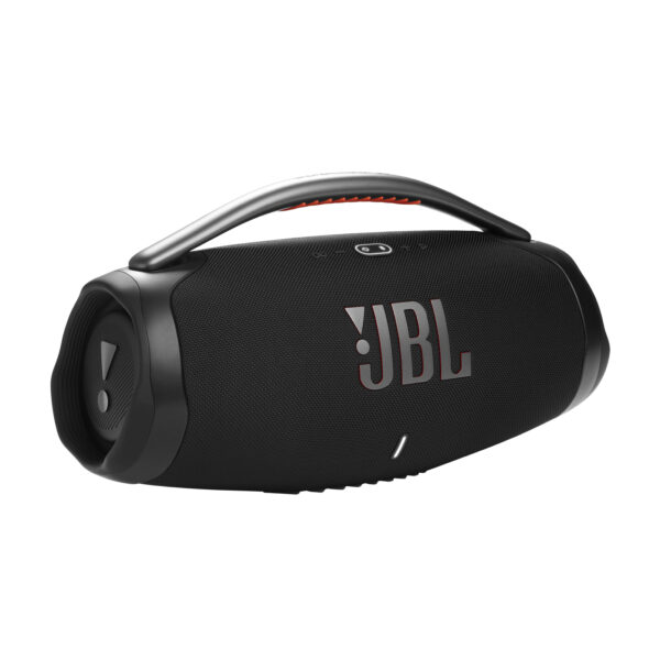 Boxa portabila Boxa portabila Boombox 3 Wi-Fi, 180W, Bluetooth, Autonomie 24H, High Definition Sound, 3D Dolby Atmos, IP67, Negru „JBLBB3WIFIBLKEP” (timbru verde 0.8 lei)