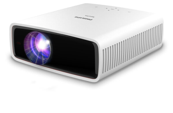 Videoproiector LED Philips NeoPix 550, 1080pWi-Fi 2.4GHz + 5GHz, Bluetooth 4.2, Alb „N-550” (timbru verde 4 lei)