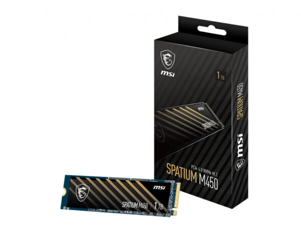 SSD MSI SPATIUM M450 PCIe 4.0 NVMe M.2 V1 „SPATIUM M450 PCIe 4.0 NVMe M.2 V1”