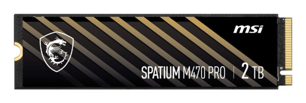 SSD MSI SPATIUM M470 PRO PCIe 4.0 NVMe M.2 2TB „SPATIUM M470 PRO PCIe 4.0 NVMe M.2 2TB”