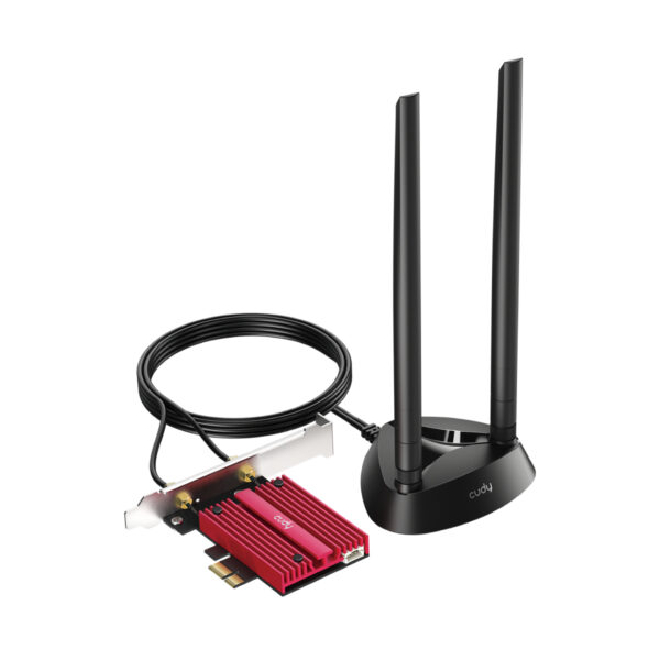 CUDY BE9300 Wi-Fi 7 PCI Express Adapter „WE9300S” (timbru verde 0.8 lei)