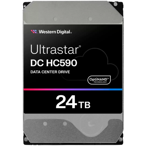 HDD Server WD Ultrastar DC HC590 24TB 512e SE, 3.5″, 512MB, 7200RPM, SATA, NP3, SKU: 0F65684 „WUH722624ALE6L4”