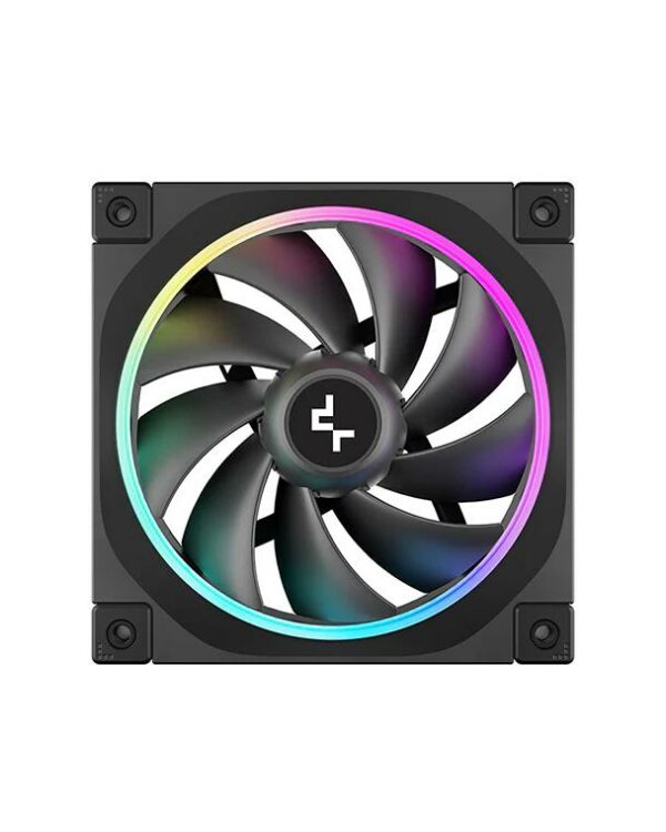 Ventilator DeepCool „FL12R”, 120mm, 500-2150 RPM, FDB, 55 cfm, , 4pin PWM, negru, „R-FL12R-BKAPN1-G” (timbru verde 0.18lei) – 6933412785156