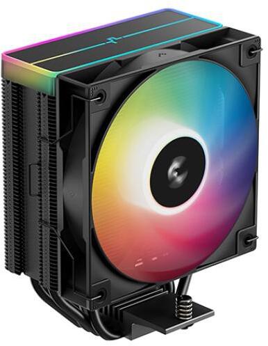 COOLER DeepCool „AG400 BK ARGB V2″ skt. Intel si AMD, racire cu aer, vent. 120mm, 500 – 2100 rpm, 4 heatpipes, inaltime 154mm, RGB adresabil,”R-AG400-BKAMMN-GJD” (timbru verde 0.8 lei)