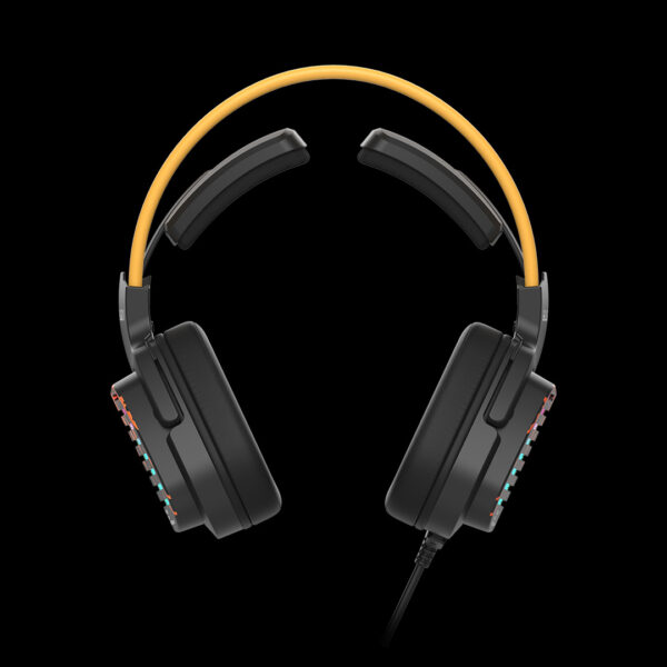 Casti A4Tech – gaming „Bloody”, Over-Ear, utilizare multimedia, cu fir 2m, USB, 7.1 Virtual USB, difuzor 50mm, microfon pe fir, iluminare RGB, negru, „G565” (timbru verde 0.18 lei)