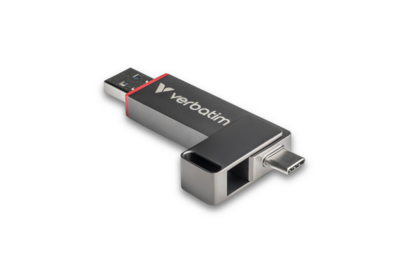 Memorie Dual USB-A/C 3.2 VERBATIM QuickStick, USB 2.0, 1TB, Gri (TIMBRU VERDE 0.03 LEI) „32043”