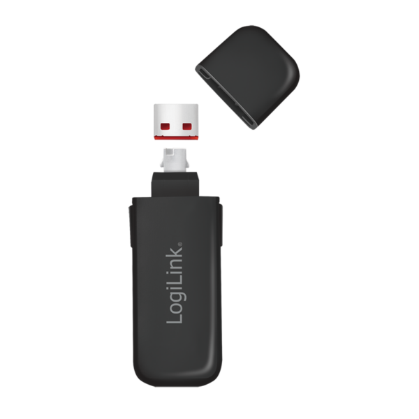PORT Blocker LOGILINK, USB-A, 1buc. contine 1 cheie + 4 incuietori, „incuietori de USB”, red, „AU0054”