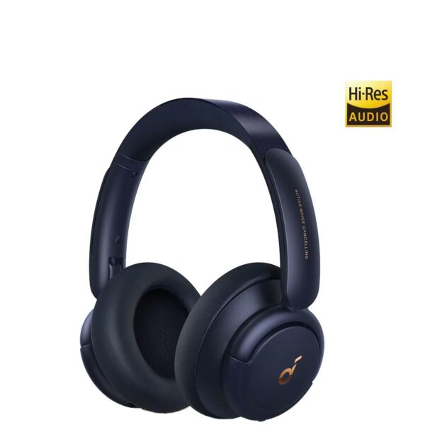 Casti Over-ear Anker „Soundcore Q30”, ANC, driver 40mm, conectare Bluetooth si prin fir, pana la 80 de ore, pliabile, 2 x mic, albastru, „A3028333” (timbru verde 0.8 lei) – 0194644064792