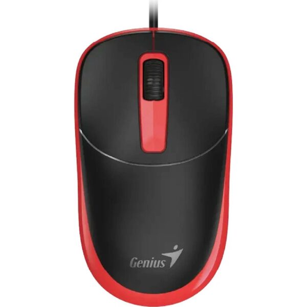 MOUSE Genius „DX-123xxxxxx, PC sau NB, cu fir, USB, optic, rosu, „Wired Mousexxxxxx, „31010033406” (timbru verde 0.18 lei)