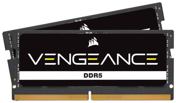 Memorie Notebook Corsair SODIMM, DDR5, 64GB, KIT 2x32GB, 5600MHz, C48, 1.1V, Negru, Vengeance „CMSX64GX5M2A5600C48”