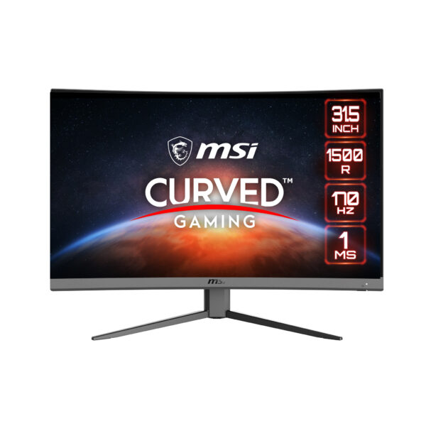 MSI G32CQ4 E2 31.5inch VA Curve 1500R 2560×1440 170Hz 1ms 2xHDMI DP 3y Warranty „G32CQ4 E2” (timbru verde 7 lei)