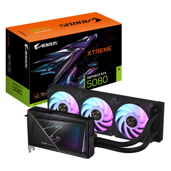 VGA GB AORUS GEFORCE RTX 5080 XTREME 16G „GV-N5080AORUSX W-16GD” 1